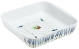 Review Pillivuyt 220425MS / Pillivuyt Garrigue Square Baker, 8.75 inch, White/Lavender & Olive foliage