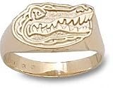 Florida Gators Solid 10K Gold Gator Head Ring Size 6 1/2
