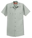 CornerStone - Short Sleeve Industrial Work Shirt Light Grey-S Reg