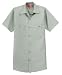 New Cornerstone - Short Sleeve Industrial Work Shirt Light Grey-3xlr