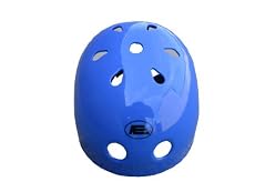 BLUE LITTLE RIDER BICYCLE CYCLE BOMBER BMX SKATEBOARD SCOOTER HELMET SMALL (50-54)CM