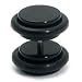 Body Jewellery | Acrylic Fake Ear Plug | Illusion of Acrylic Plug (with 8mm diam. disks) | Black