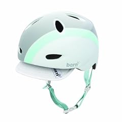 Bern Berkeley Summer Gloss White Bomber Helmet with Visor Bern Berkeley Summer Gloss White Bomber Helmet with Visor