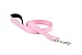 Pink Dog Leash | 3 Pack Bundle | Soft Padded Handle and Stainless Steel Swivel Clip, 5 Ft X 1 In, for Medium to Large Dogs | LED Dog Collar Blinker Light | Collapsible Pet Travel Bowl