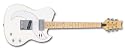 Daisy Rock Tom Boy Guitar, White Lightning