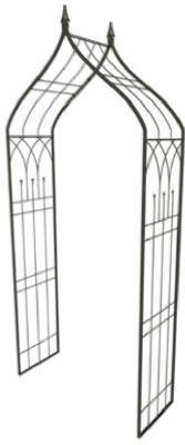 Pnacea Products #89091 104x47x18BLK Ogee Arbor