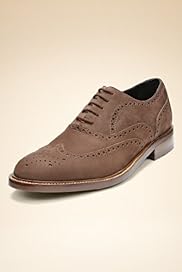 Sartorial Nubuck Leather Lace Up Brogue Shoes