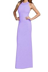 Sexy Backless Lace Beaded  Halter Sleeveless Evening Dress/Prom Dress/Wedding Dress  With Pearls