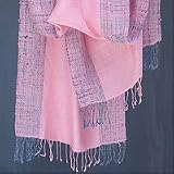 Silk shawl, 'Summer Rose'