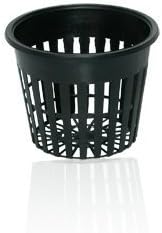 3.75 Inch Round Orchid/Hydroponics Slotted Mesh Net Pot - 20 Pack by Hydrofarm