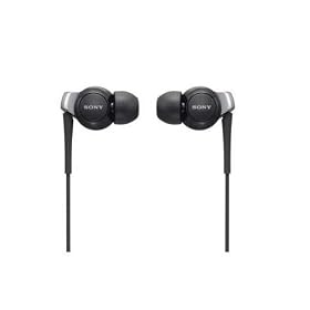 Sony MDR-EX300/BLK Vertical In-the-Ear Style EX Style Headphones (Black)