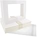 US Art Supply Art Mats Brand Premier High Quality Acid-Free Pre-Cut 5x7 inch White Picture Mat Matte Sets. Includes a Pack of 50 White Core Bevel Cut Mattes for 4x6 Photos, Pack of 50 Backers & Pack of 50 Crystal Clear Plastic Sleeves Bags.