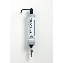 Elga VISION125 Wall Mounted Deionizers System with Dispense Gun, 1-10 Meg-ohm-cm Resistivity, 60 Liter per Hour