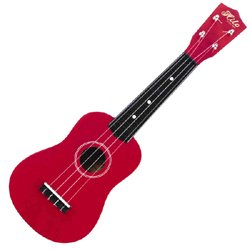 Hilo Standard Soprano Ukulele - Red