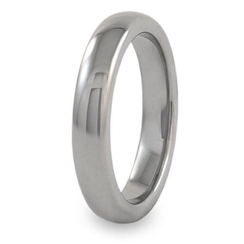 Tungsten Carbide 4mm Ring (Sizes 5-13)