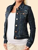 A Pea in the Pod: It Jeans Button Front Plain Weave Denim Maternity Jacket