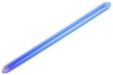 ChemLight Military Grade Impact Light Sticks, Blue, 15" Long, 8+ Hour Duration, Tube of 5