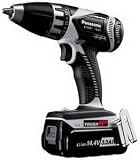 Panasonic Drill/Driver Kit, 14.4v, 1/2″, Li-Ion, 3.3Ah