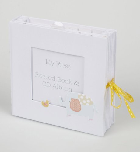 Pitter Patter Baby Record Book & CD Organiser