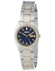 Seiko Womens SXA120 Functional Two-Tone Stainless Steel Watch