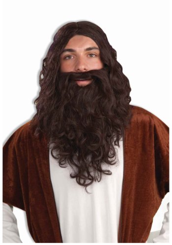 Biblical Wig and Beard Set - One Size Fits Most Adults