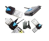 KALEA-INFORMATIQUE © - MULTI ADAPTATEUR IDE 1.8/2.5/3.5/5.25 + SATA 2.5/3.5 vers USB 2.0 - Avec alimentation externe - Supporte les disques TOSHIBA avec connecteur 1.8