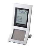 IDEA LABEL ソーラーパワーデジタルカレンダーS LDA033-SY シルバー 4190127