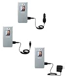 Deluxe Kit for the Samsung SGH-E870 includes a USB cable with Car and Wall Charger - Gomadic Brand w/ TipExchange Technology