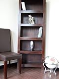 Dakota Range Mango Hardwood Tall Bookcase ( Homescapes Brand). 100% Solid Wood - Free Delivery in Most Areas