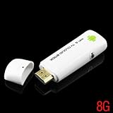 1080P 8GB 1Ghz USB TV Box Cloud Stick HDMI Smart Media Player Google Android 4.0 Wifi - White