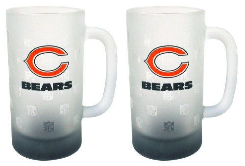 Chicago Bears Frosted Mug (16-Ounce, Set of 2)