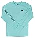 Simply Southern Preppy Long Sleeve T-Shirt Elephant Celedon (Green)
