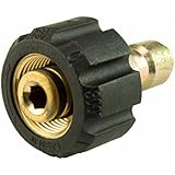 ETD Pressure Washer Twist Connect M22 X 3/8" Quick Disconnect Plug 4500PSI High Pressure Brass Fitting 300&deg;F Max Temp
