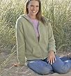 Ladies' Original Micro Chenille Full Zip Hooded Cardigan