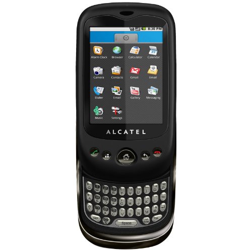 Alcatel - OT-980 - Smartphone - GSM/GPRS/EDGE/UMTS - 3G+ - Bluetooth - GPS - Android Eclair 2.1 - Noir