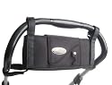 Stroll-Air Universal Stroller Organizer Console with Cup Holders in Black