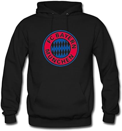 Chanibu Men's FC Bayern Munich Logo Hoodies Hoody Sweatshirt Small