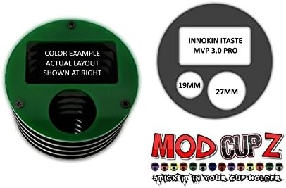 [3421] GREEN iTaste MVP 3.0 Pro CUP HOLDER by MODcupZ * innokin box stand silicone vape case wrap mod