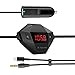 FM Transmitter, LDesign Wireless FM Transmitter Radio Car Kit with iPhone/USB Charger, 3.5mm Audio Plug for iPhone 6s, iPad, iPod, Smartphones, Tablets, MP3, MP4 and More