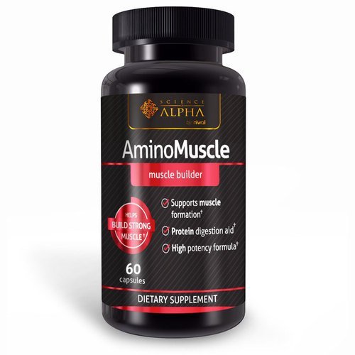 Amino Muscle - Muscle Builder Dietary Supplement 60 Capsules