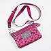 Coach Fuchsia Pink Sateen Signature Poppy Crossbody Swinpack Bag 42888