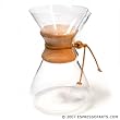 Chemex Ten Cup Classic Series Glass Coffee Maker - 10 Cup Coffee Maker