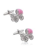 Carlo Visconti Gemelos Carrito (Plateado / Rosa)