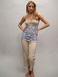 PJ SALVAGE ORGANIC FLEUR CROP PANT SET