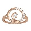 14K Rose Gold Diamond Ring - 0.24 Ct.