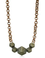LUV AJ "Heavy Metal Lover Collection" Multi-Pyramid Stud Choker Necklace