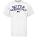 Reebok Seattle Seahawks White Double Arched T-shirt Image of Reebok Seattle Seahawks White Double Arched T-shirt