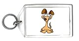 Keychain with animal, dog, canine