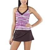 Merona® Women's Stripe Print 2 pc. Tankini Swimsuit - Pink/Brown