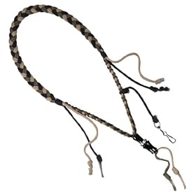 Hunters Specialties Custom 3 Loop Call Lanyard with Black Mini Duck Ornament by